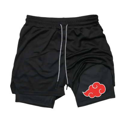 Naruto Shippuden - Akatuski Gym Shorts