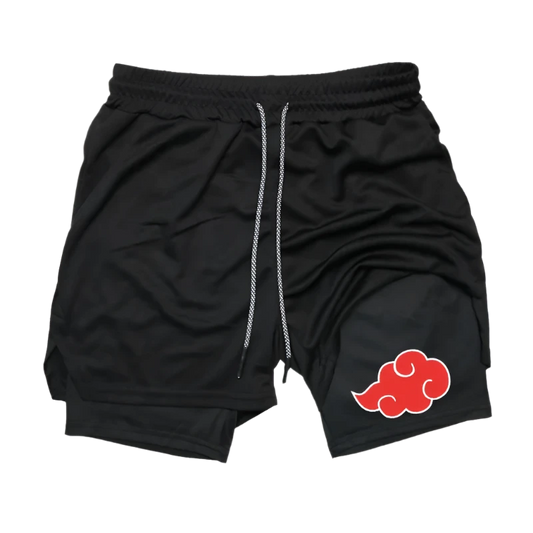 Naruto Shippuden - Akatuski Gym Shorts