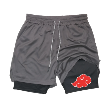 Naruto Shippuden - Akatuski Gym Shorts