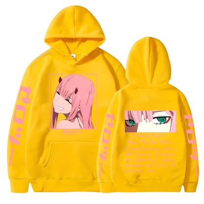 Darling In The Franxx Zero Two smile Hoodie