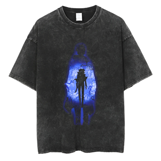 Solo Leveling - Jinwoo Shadow Vintage Oversized T-Shirt