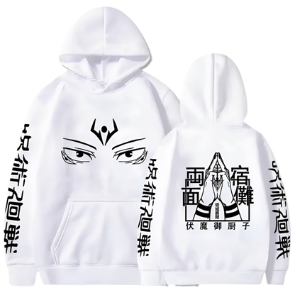 Jujutsu Kaisen Sukuna Eyes Hoodie